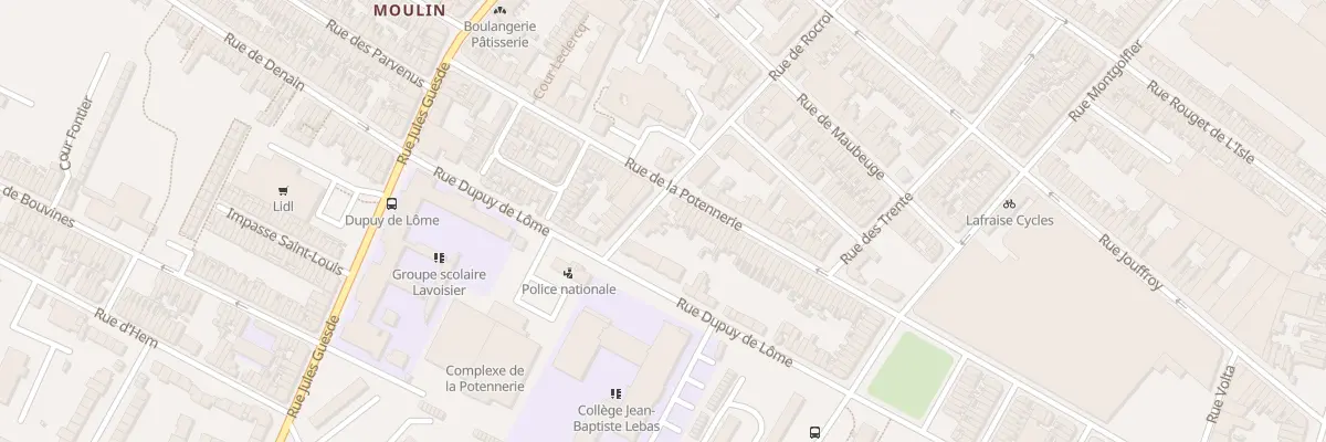 Plan du 149 Rue de Rocroi à Roubaix