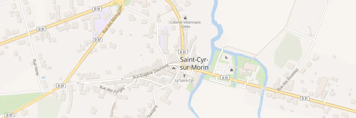 Plan du 2 Rue Eugène Daumont à Saint-Cyr-sur-Morin