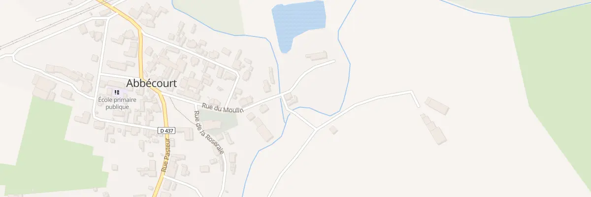 Plan du 4 Rue du Moulin à Abbécourt