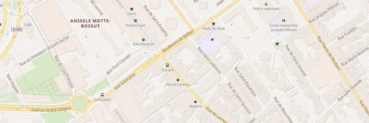 Plan du 97 Rue de Lannoy à Roubaix