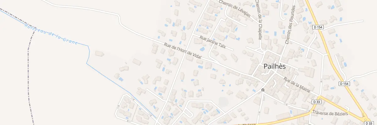 Plan du 5136 Rue de l’Hort de Vidal à Pailhès