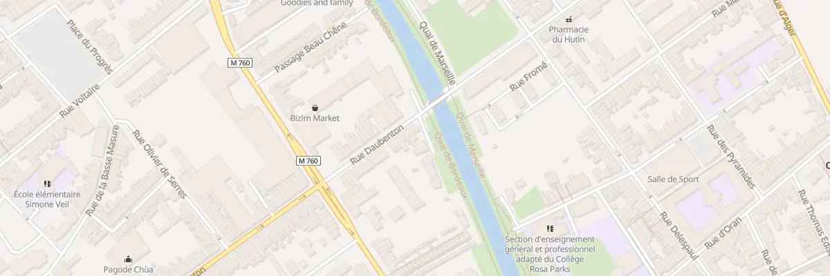 Plan du 232 Rue Daubenton à Roubaix