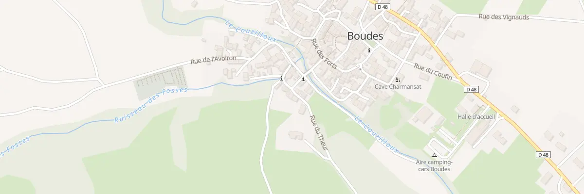 Plan du 9004 Rue du Theur à Boudes