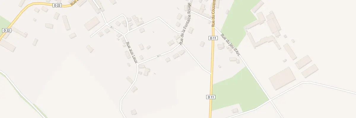 Plan du 9 Rue de la Fontaine Rouge à Chézy-en-Orxois