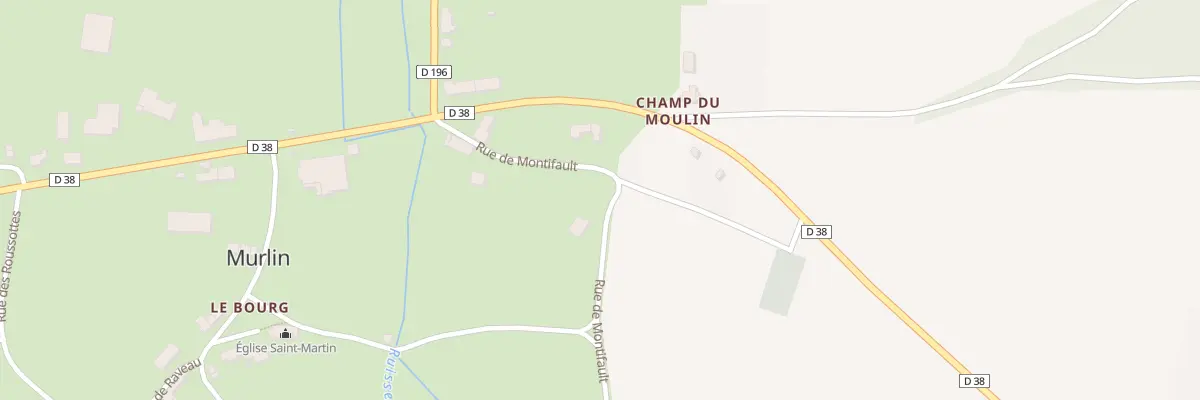 Plan du 33A Le Bourg à Murlin