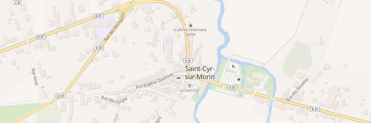 Plan du 1B Pl de l’Eglise à Saint-Cyr-sur-Morin