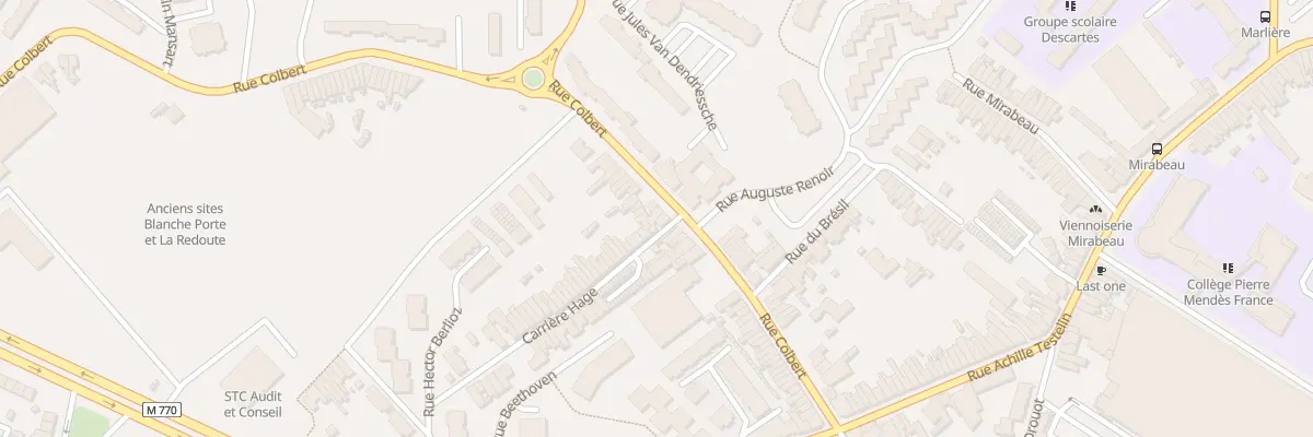 Plan du 314 Rue Colbert à Tourcoing