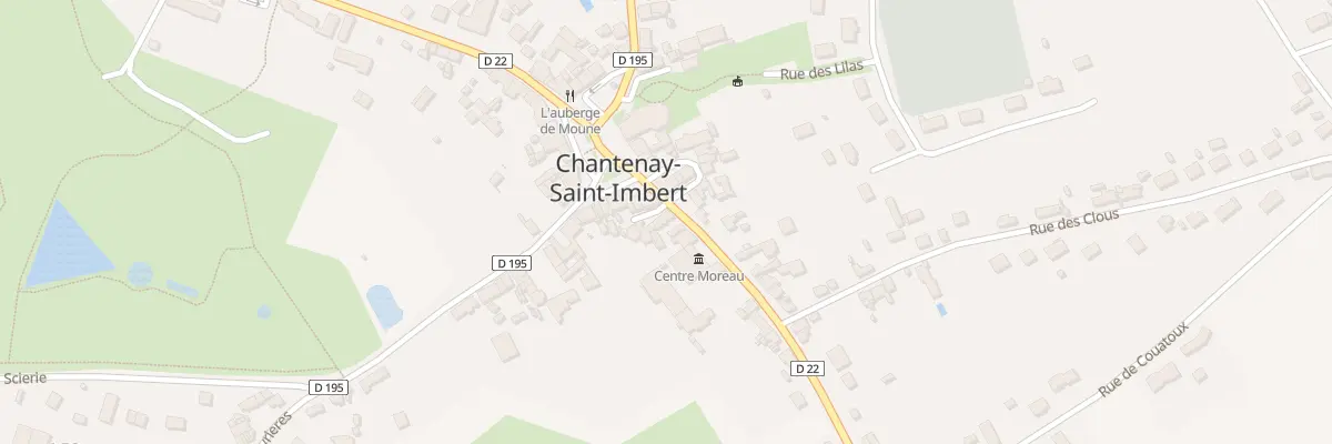 Plan du 1 Rue de la Poste à Chantenay-Saint-Imbert