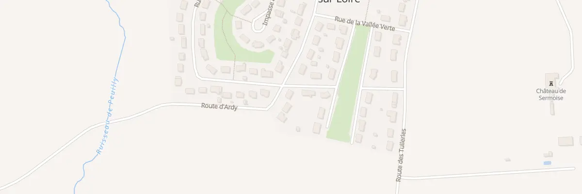 Plan du 9 Rue d’Ardy à Sermoise-sur-Loire