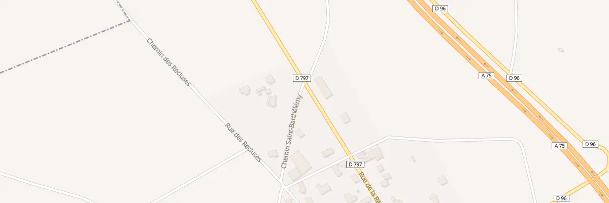 Plan du 5440 Che St Barthelemy à Authezat