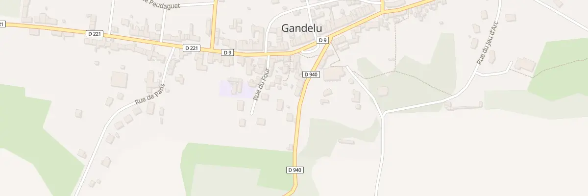 Plan du 8 Rue d’Orléans à Gandelu