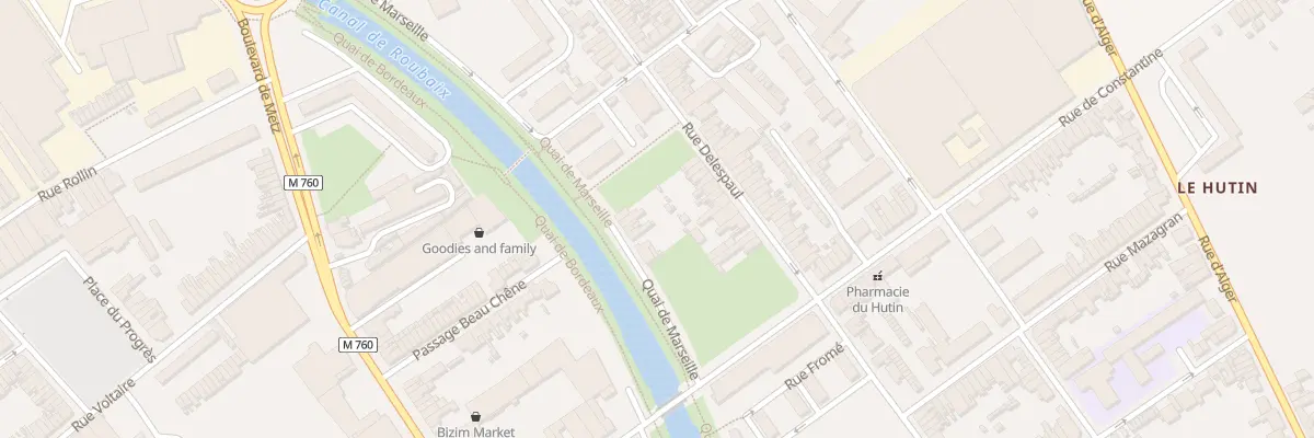 Plan du 30 Quai de Marseille à Roubaix