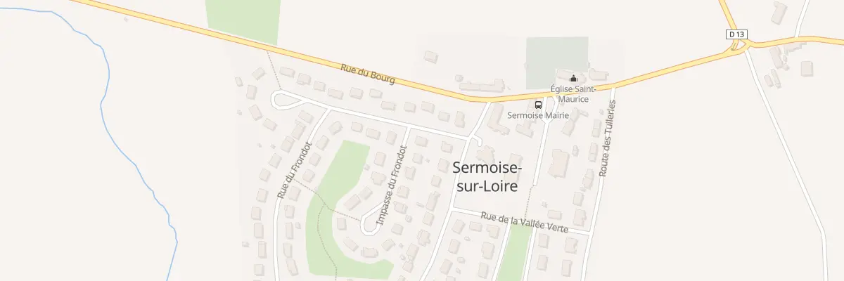 Plan du 1 Rue du Frondot à Sermoise-sur-Loire