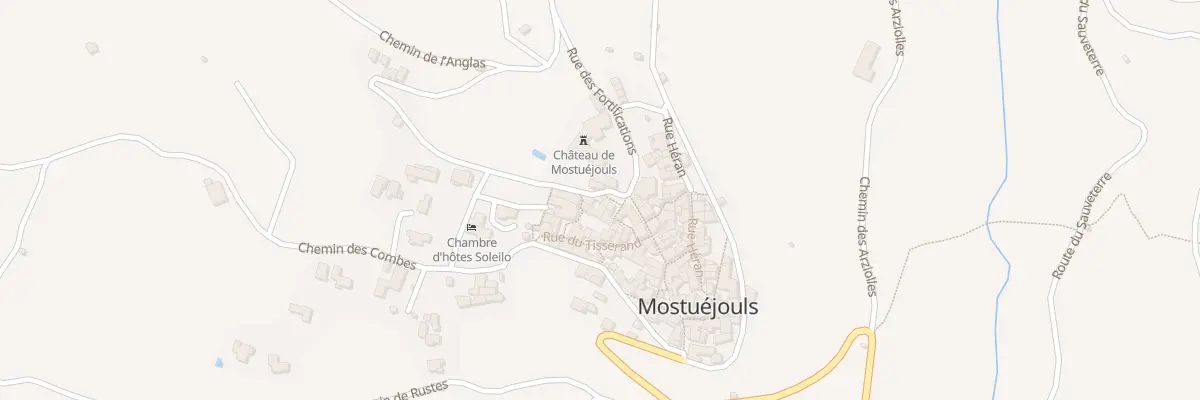 Plan du 5265 Mostuejouls à Mostuéjouls