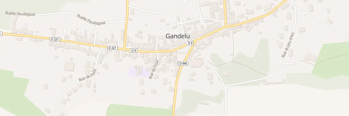 Plan du 13 Gr Grande Rue à Gandelu