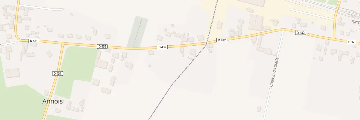 Plan du 5008 Rue de Flavy à Flavy-le-Martel