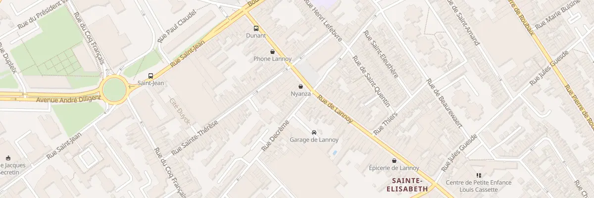 Plan du 255 Rue Decrême à Roubaix