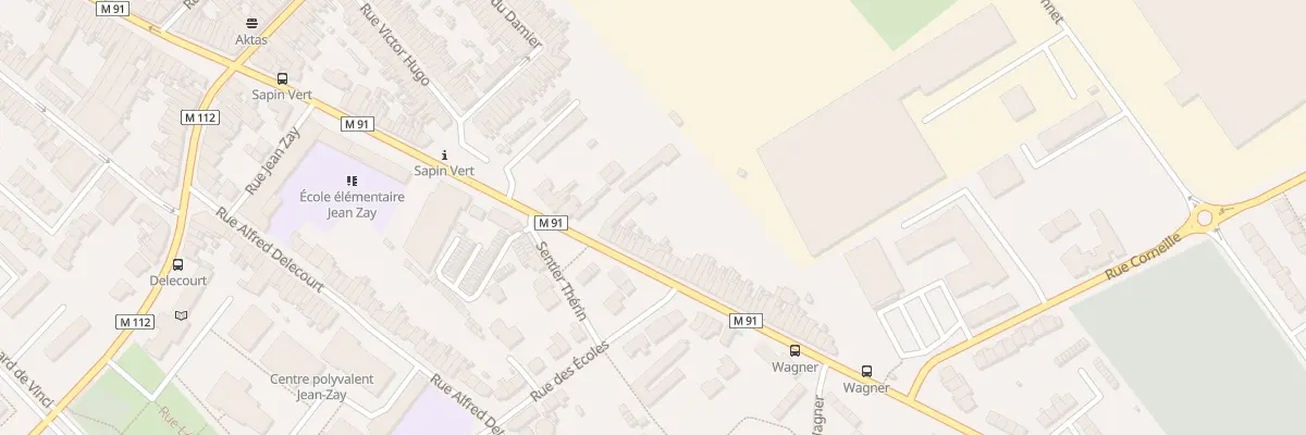 Plan du 482 Rue du Sapin Vert à Wattrelos