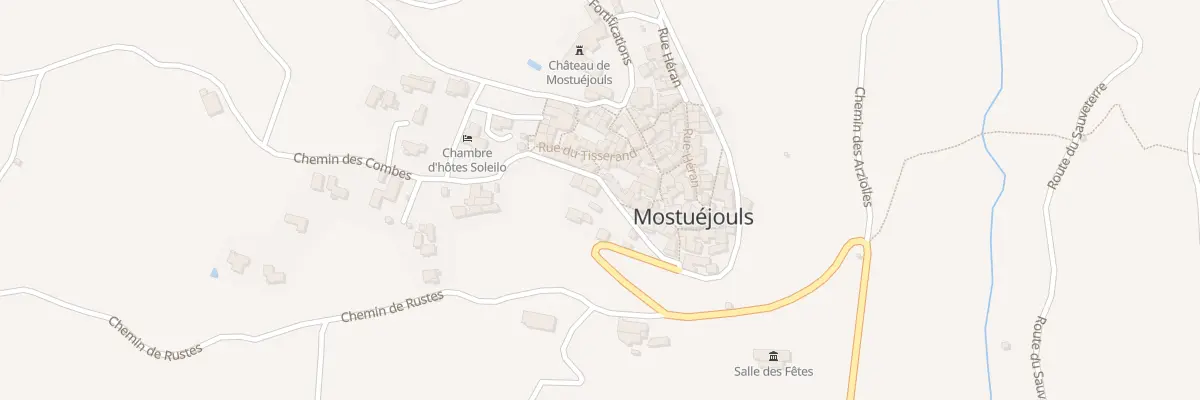 Plan du 5250 Che du Valat à Mostuéjouls