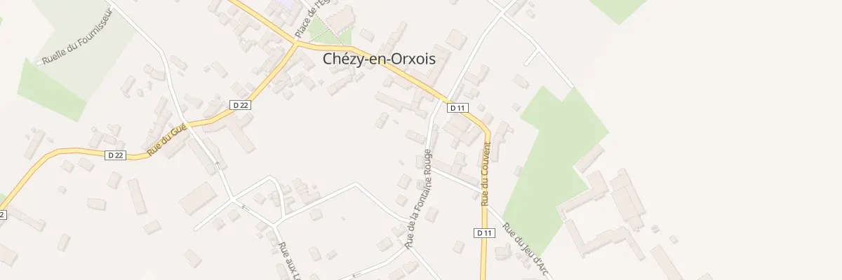 Plan du 4 Rue de la Fontaine Rouge à Chézy-en-Orxois