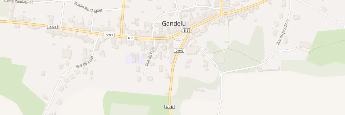 Plan du 6 Rue d’Orléans à Gandelu