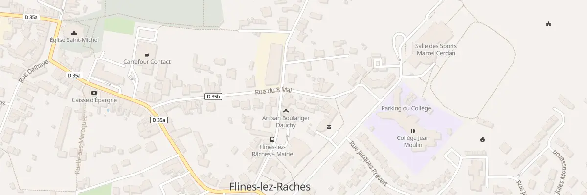 Plan du 20E Rue du 8 Mai à Flines-lez-Raches
