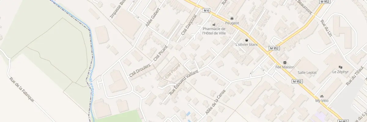 Plan du 32T Rue Edouard Vaillant à Hem