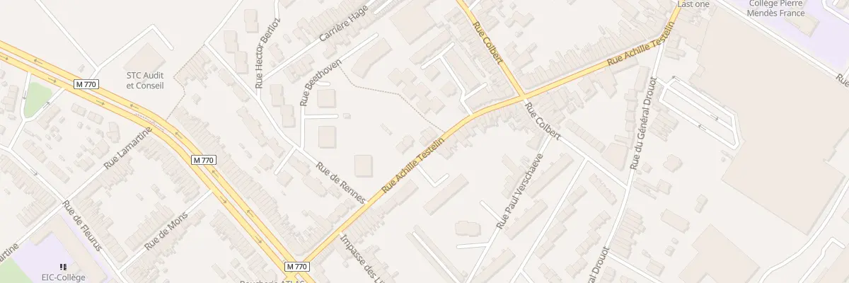 Plan du 101 Rue Achille Testelin à Tourcoing