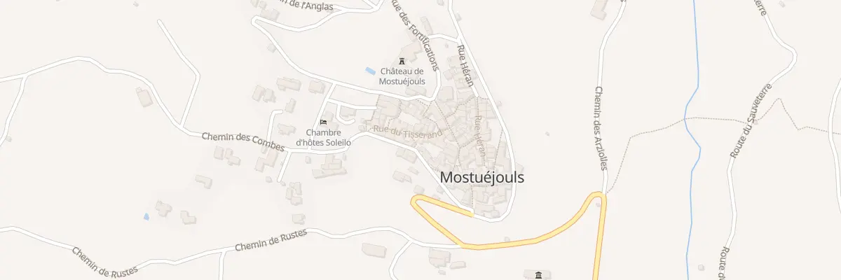 Plan du 76 Rue du Tisserand à Mostuéjouls