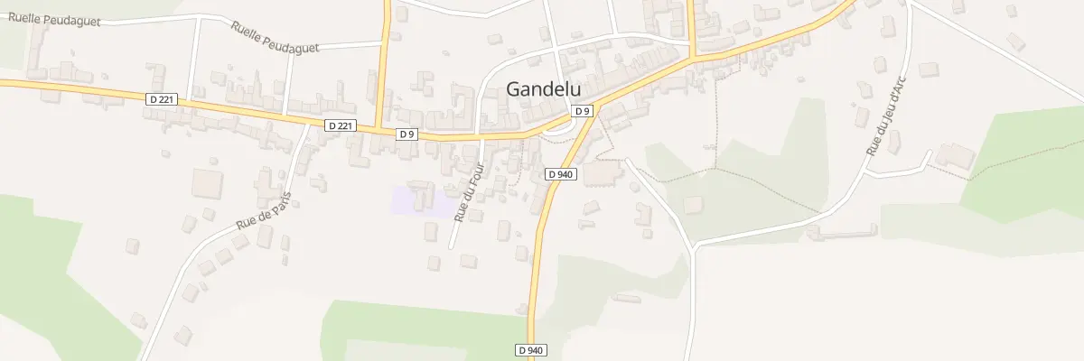 Plan du 4 Rue d’Orléans à Gandelu