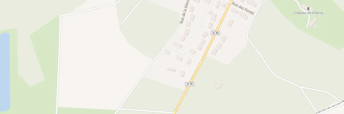 Plan du 10 Rue de la Mardelle à Villeroy