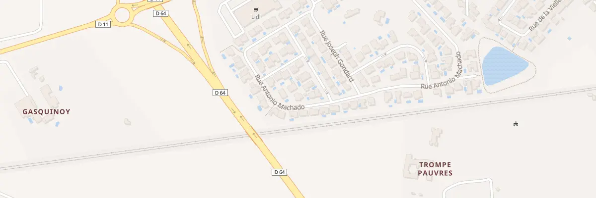 Plan du 385 Rue Antonio Machado à Béziers