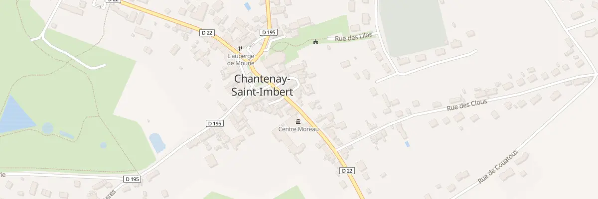 Plan du 2 Rue de la Poste à Chantenay-Saint-Imbert