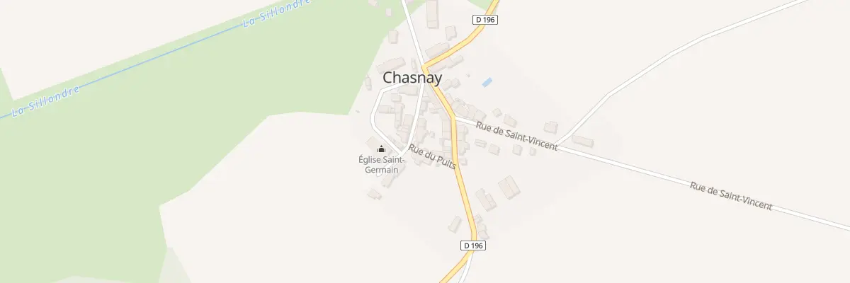 Plan du 45 Le Bourg à Chasnay
