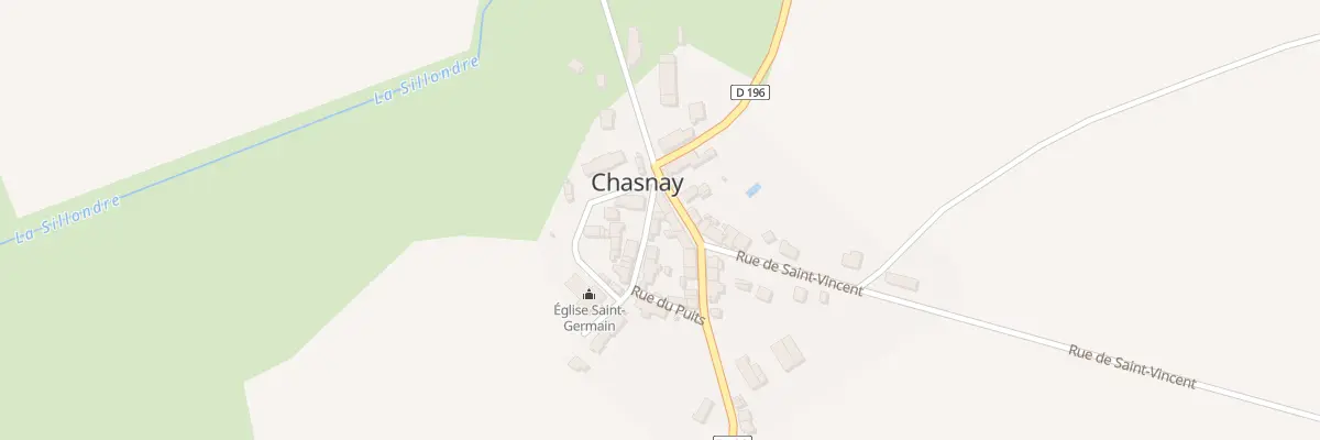 Plan du 49 Le Bourg à Chasnay