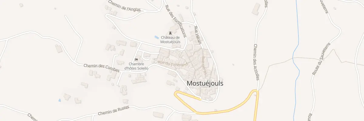 Plan du 21 Rue du Cordonnier à Mostuéjouls