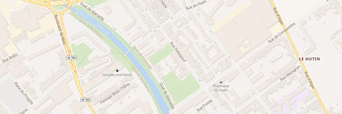 Plan du 181 Rue Delespaul à Roubaix