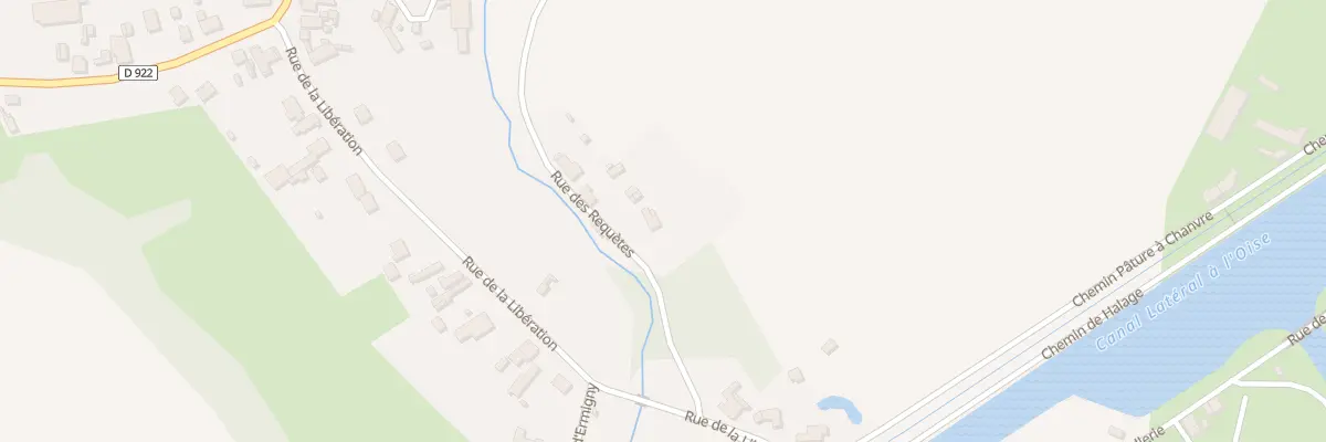 Plan du 2 Rue des Requetes à Abbécourt