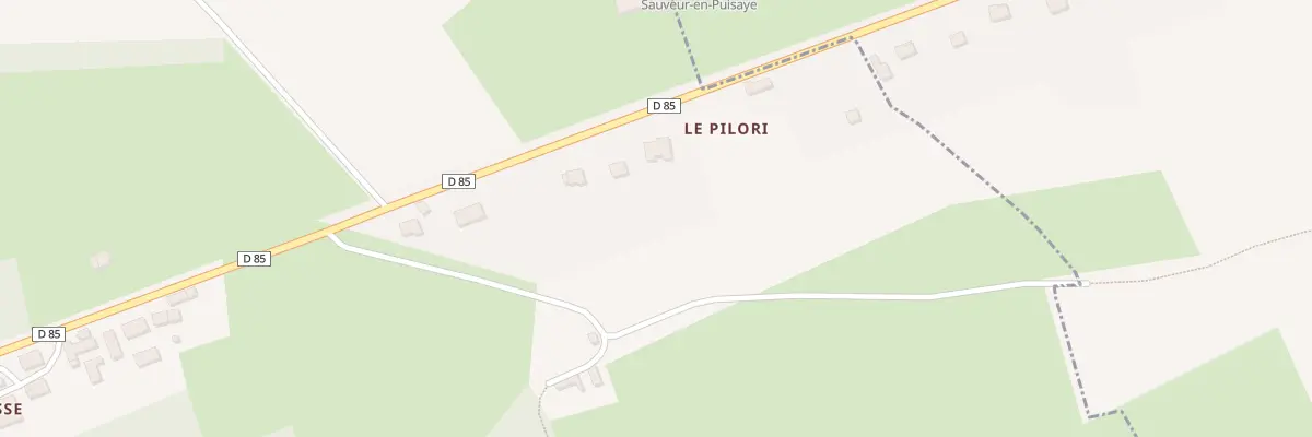 Plan du 350 Le Pilori à Moutiers-en-Puisaye