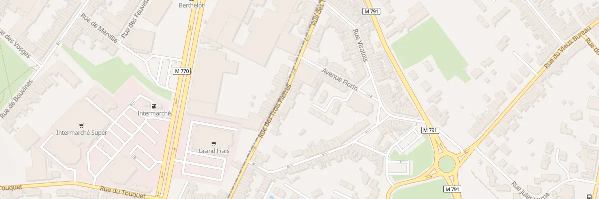 Plan du 38 Rue des Trois Pierres à Wattrelos