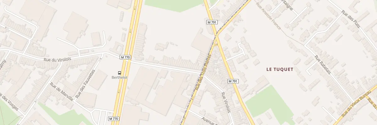 Plan du 279 Rue du Virolois à Tourcoing