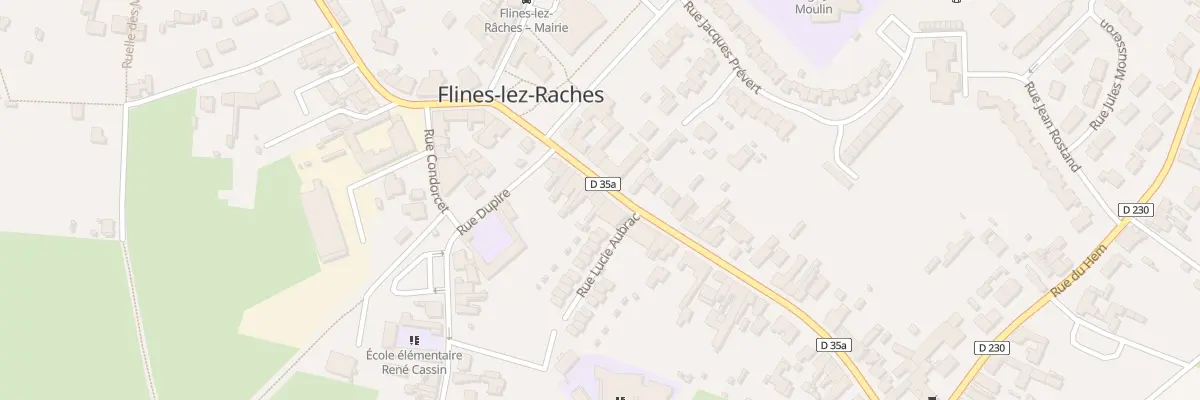 Plan du 12A Rue du Moulin à Flines-lez-Raches