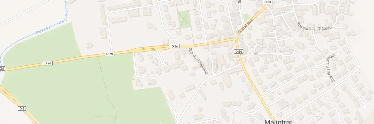 Plan du 4 Rue du Pougrand à Malintrat