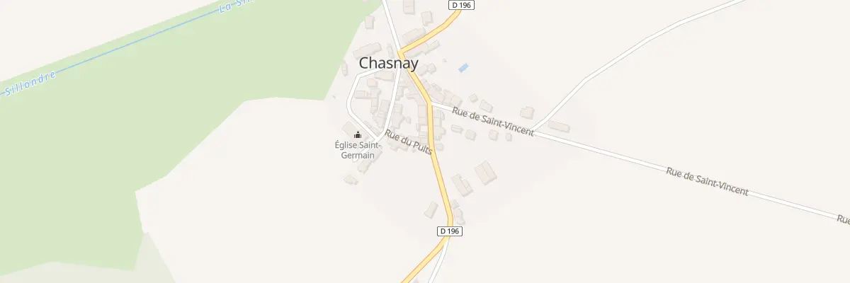 Plan du 41 Le Bourg à Chasnay