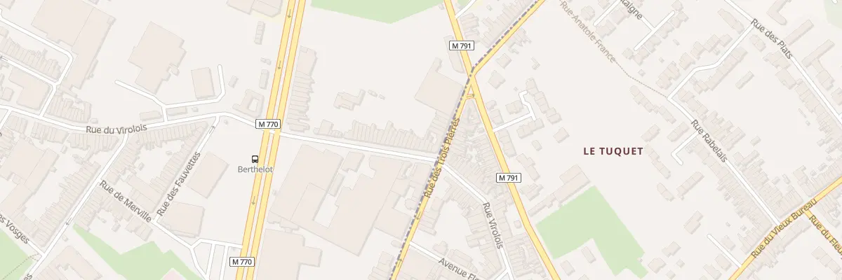 Plan du 285 Rue du Virolois à Tourcoing