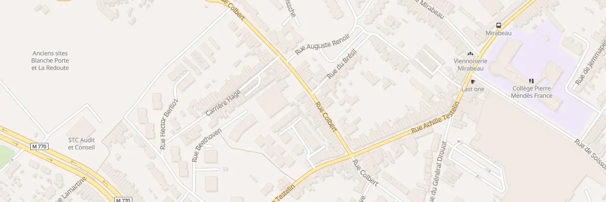 Plan du 348 Rue Colbert à Tourcoing
