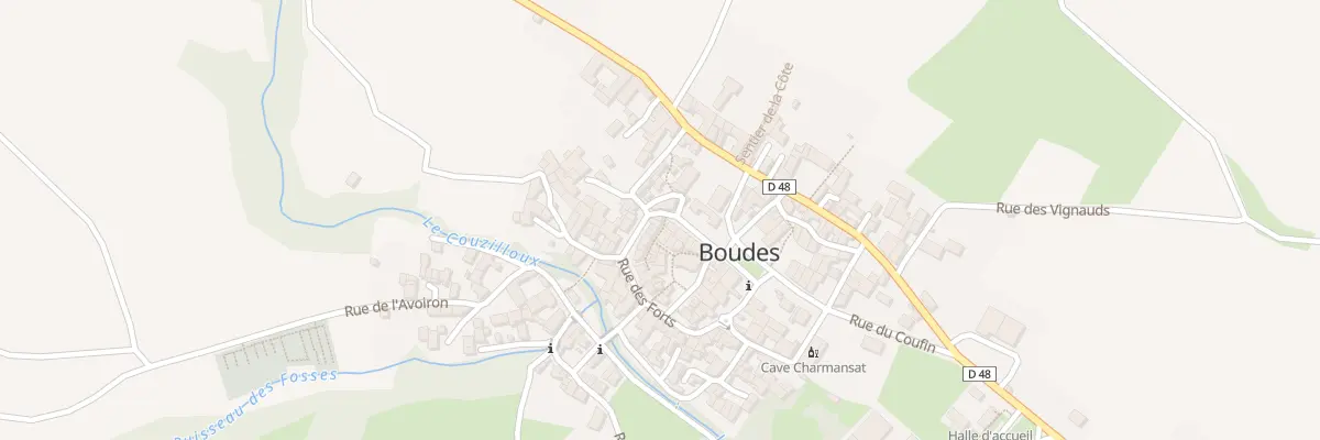 Plan du 32 Rue des Forts à Boudes