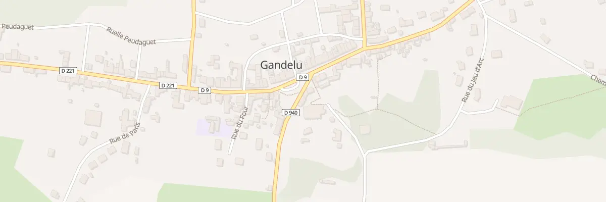 Plan du 9 Rue d’Orléans à Gandelu