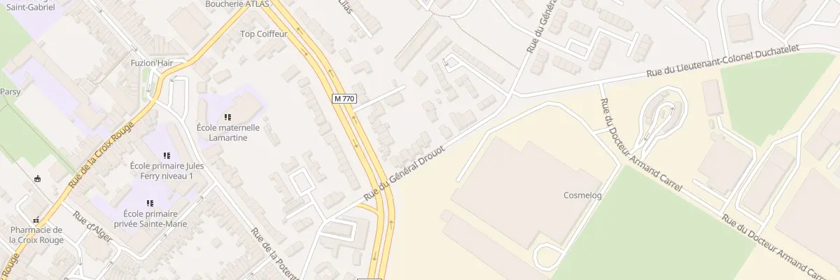 Plan du 29 Rue du Général Drouot à Tourcoing