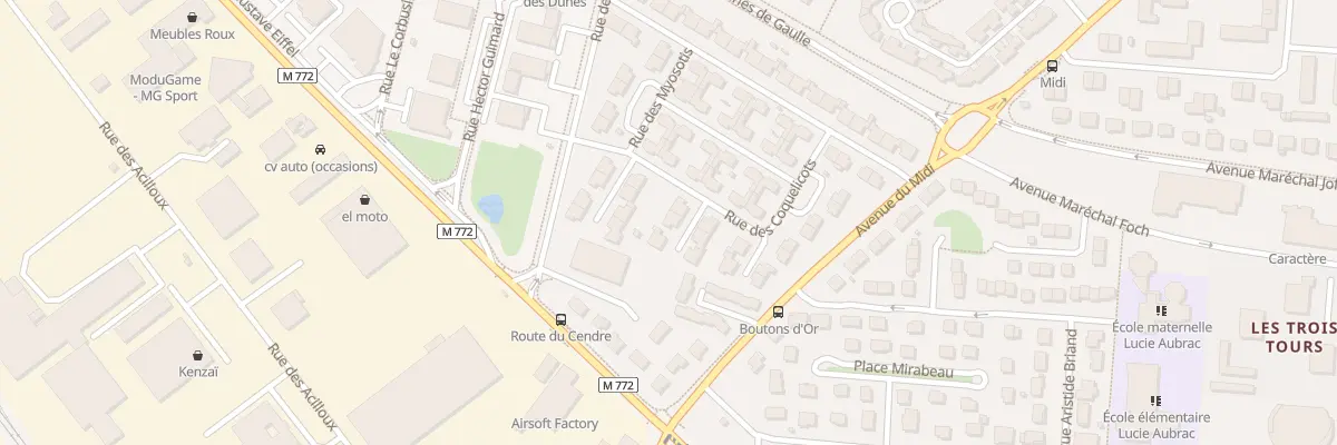 Plan du 29 Rue des Coquelicots à Cournon-d’Auvergne